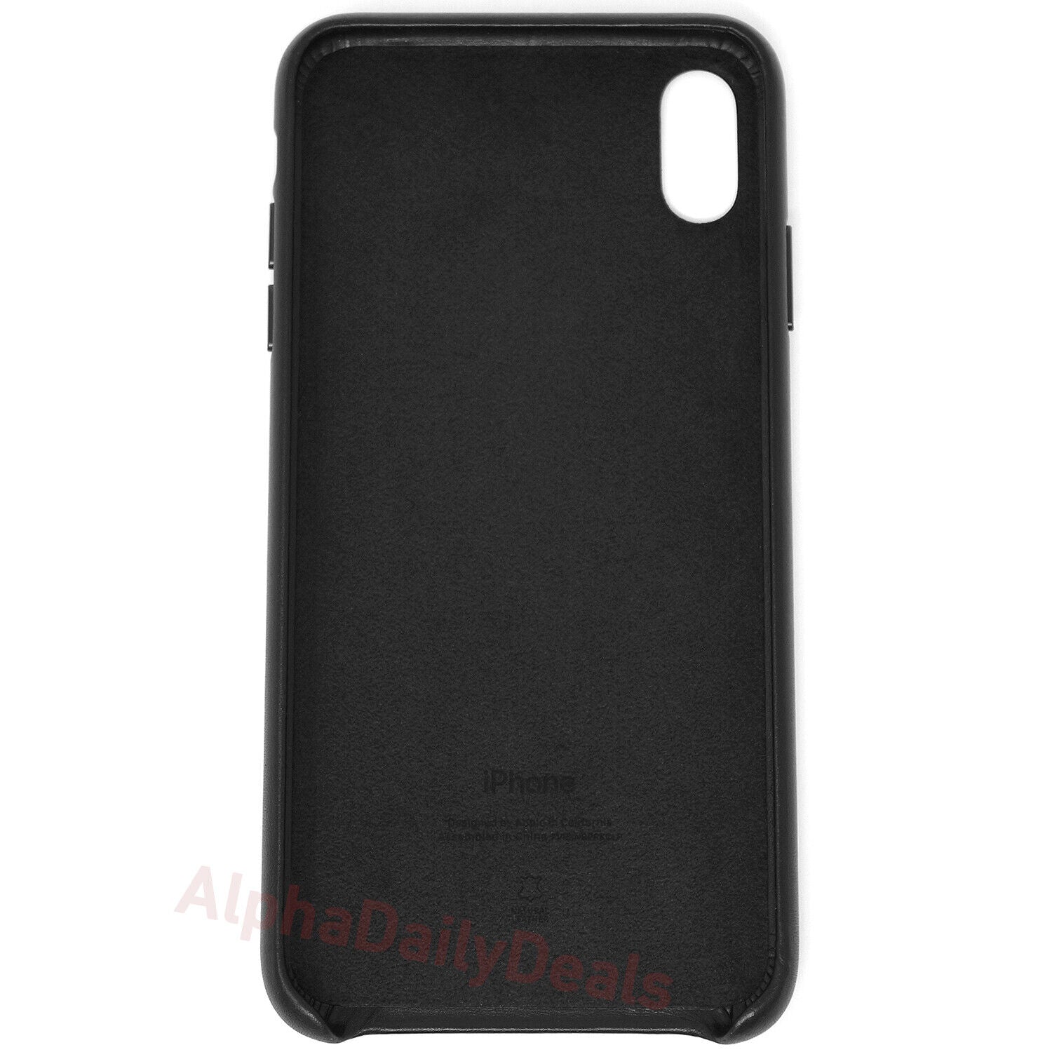 Genuine OEM Apple iPhone XS Max Black Leather Case