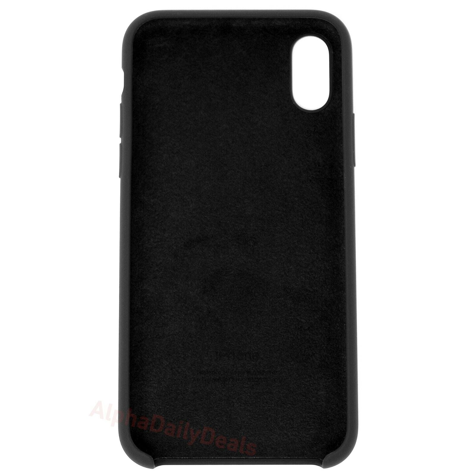 Genuine OEM Apple iPhone X Black Silicone Case NEW SEALED