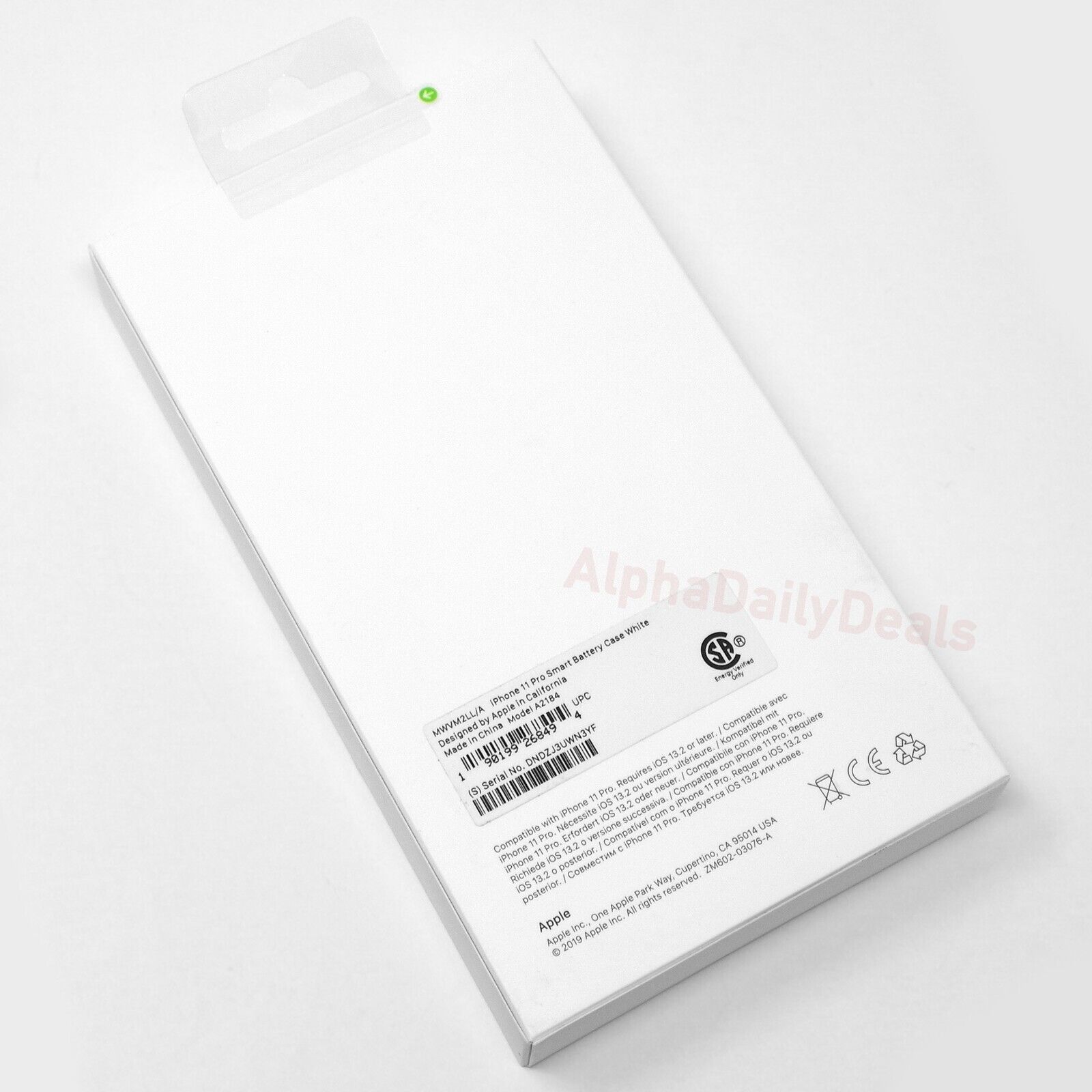 Genuine Apple iPhone 11 PRO Smart Battery Case White NEW SEALED