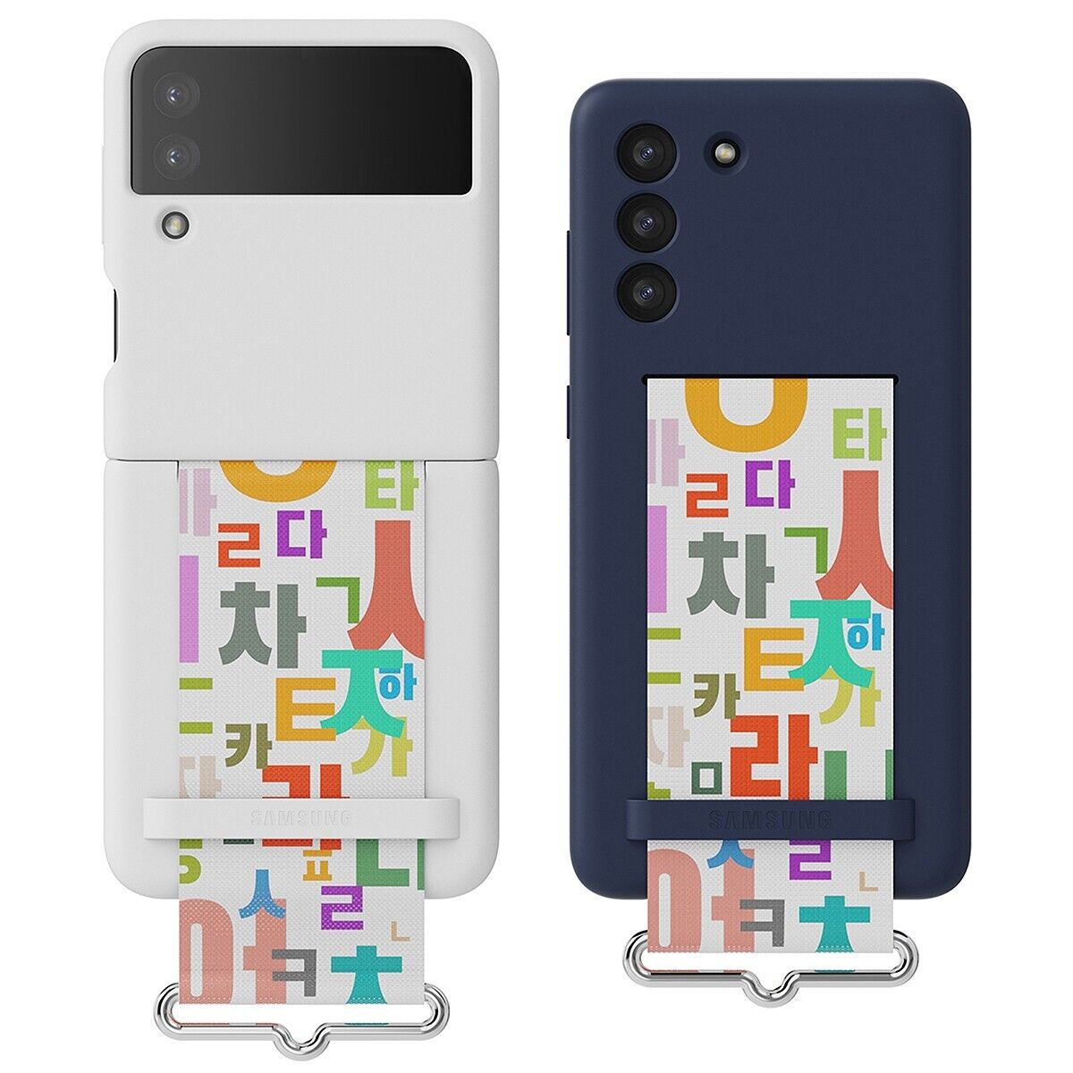 Genuine Samsung Hangul Strap for Galaxy S22 Ultra S21 Flip3 A53 Tab S8 Case