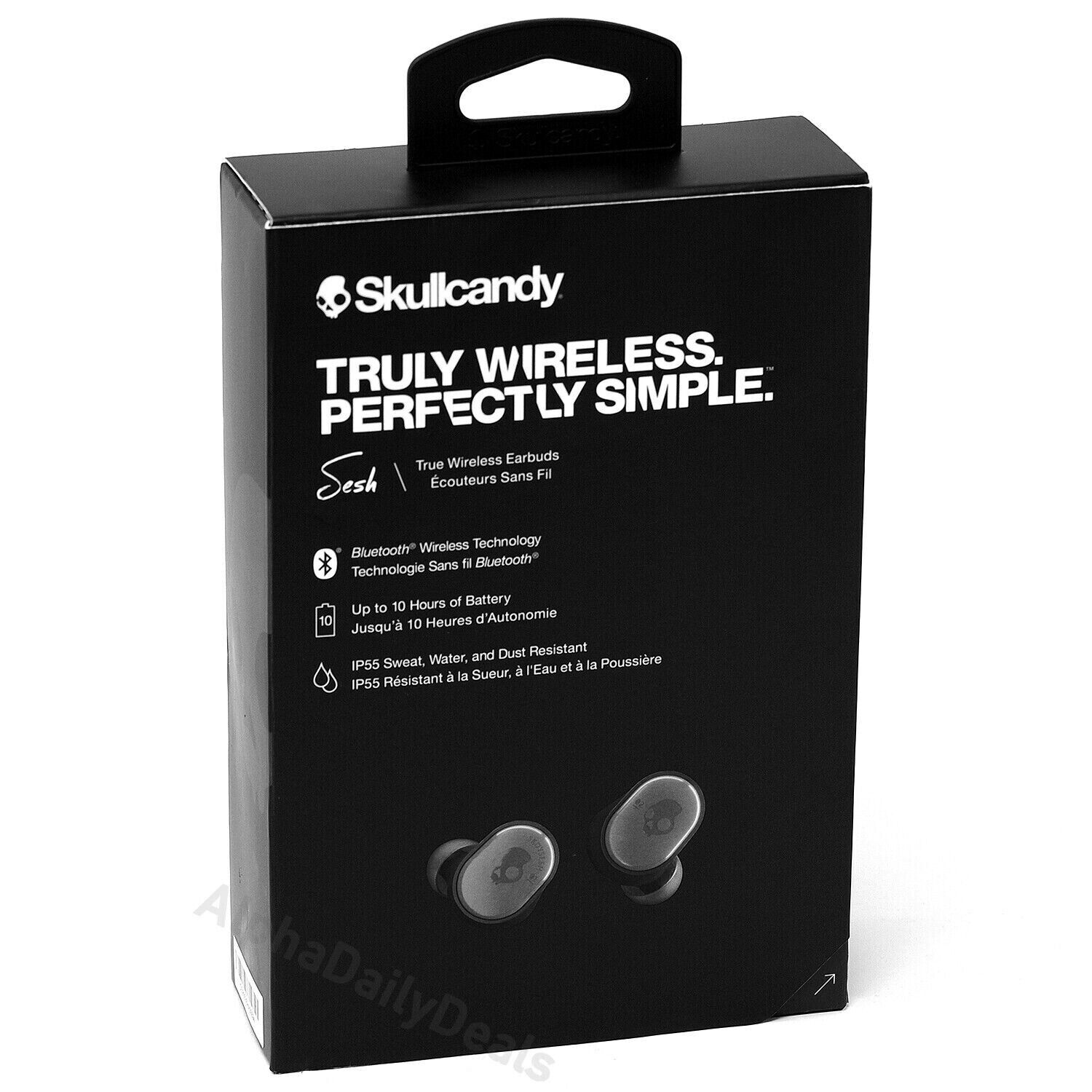 Skullcandy Sesh True Wireless Earbuds Bluetooth In-Ear Earphones Black