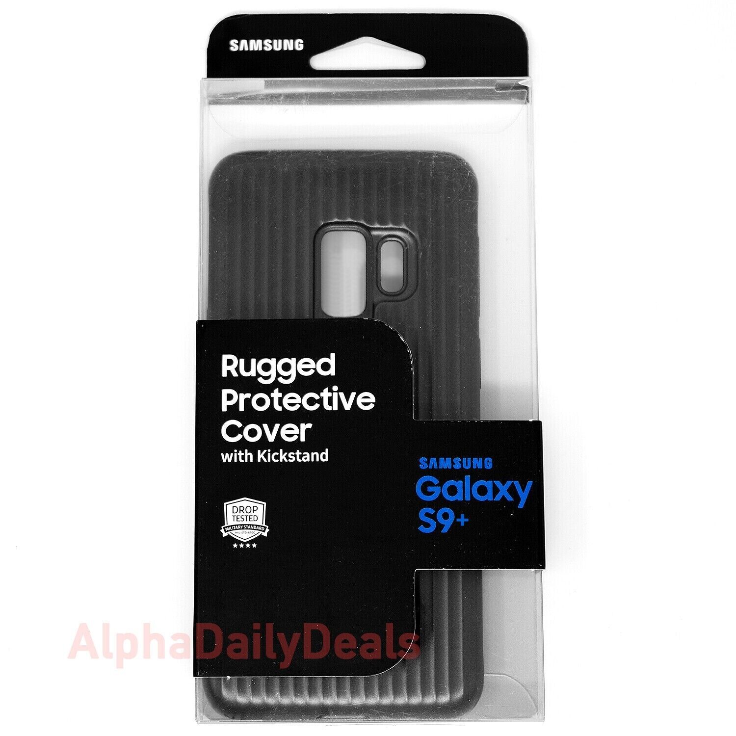 Genuine OEM Samsung Galaxy S9+ Rugged Protective Case Cover Black