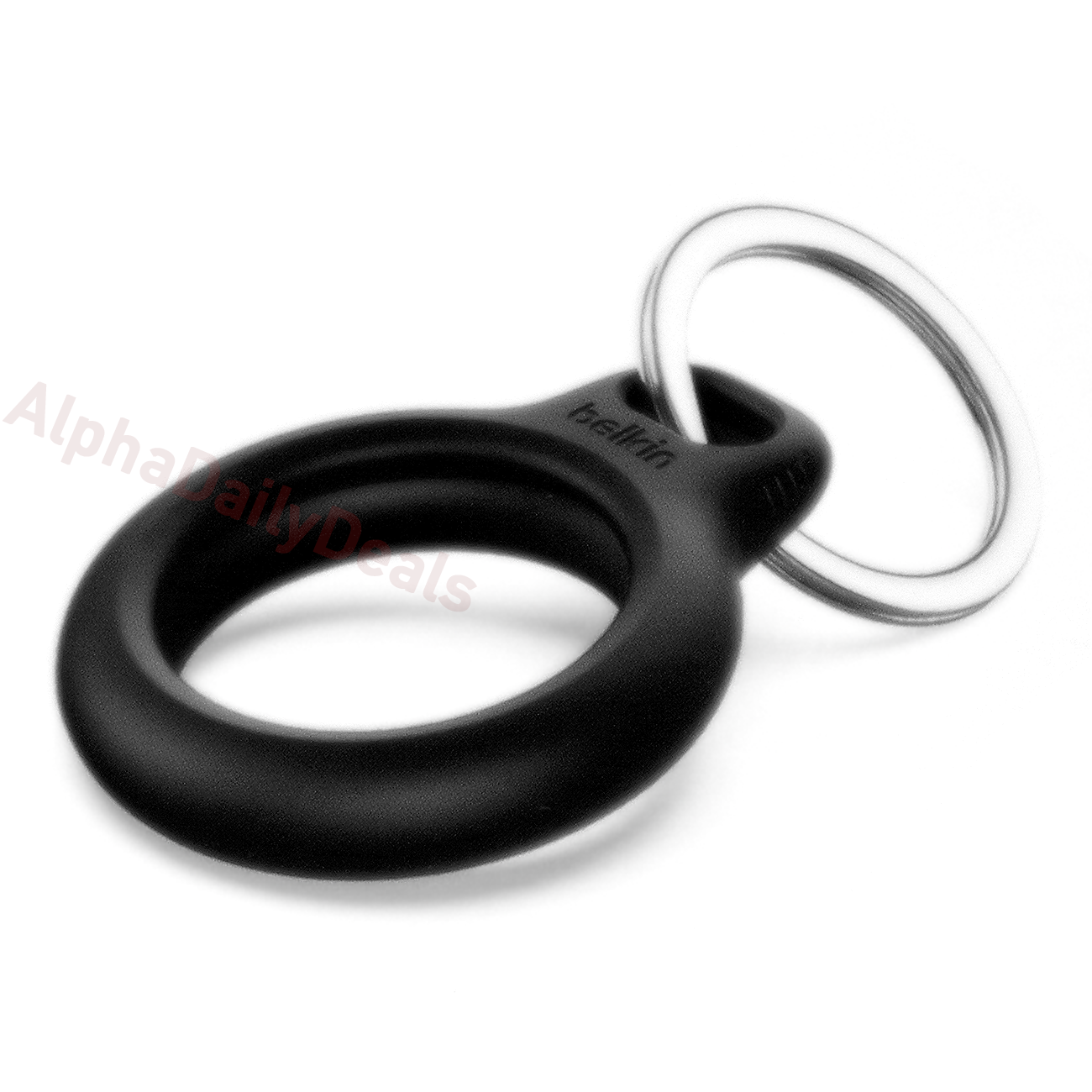 Belkin Secure Holder with Key Ring Keychain for Apple AirTag Black