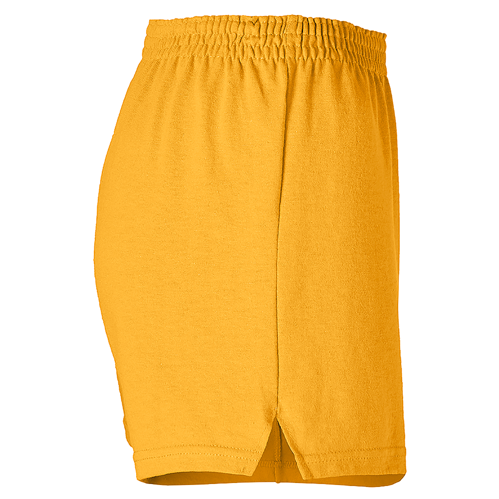 SOFFE Womens Authentic Shorts Gold Yellow Cotton