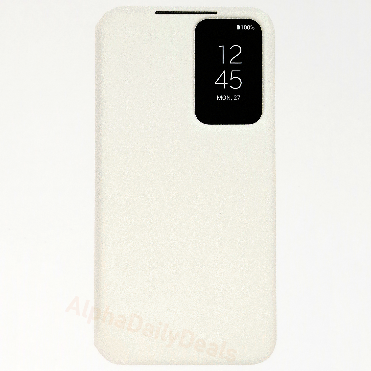 Original Samsung S-View Wallet Case for Galaxy S23 - Cream White
