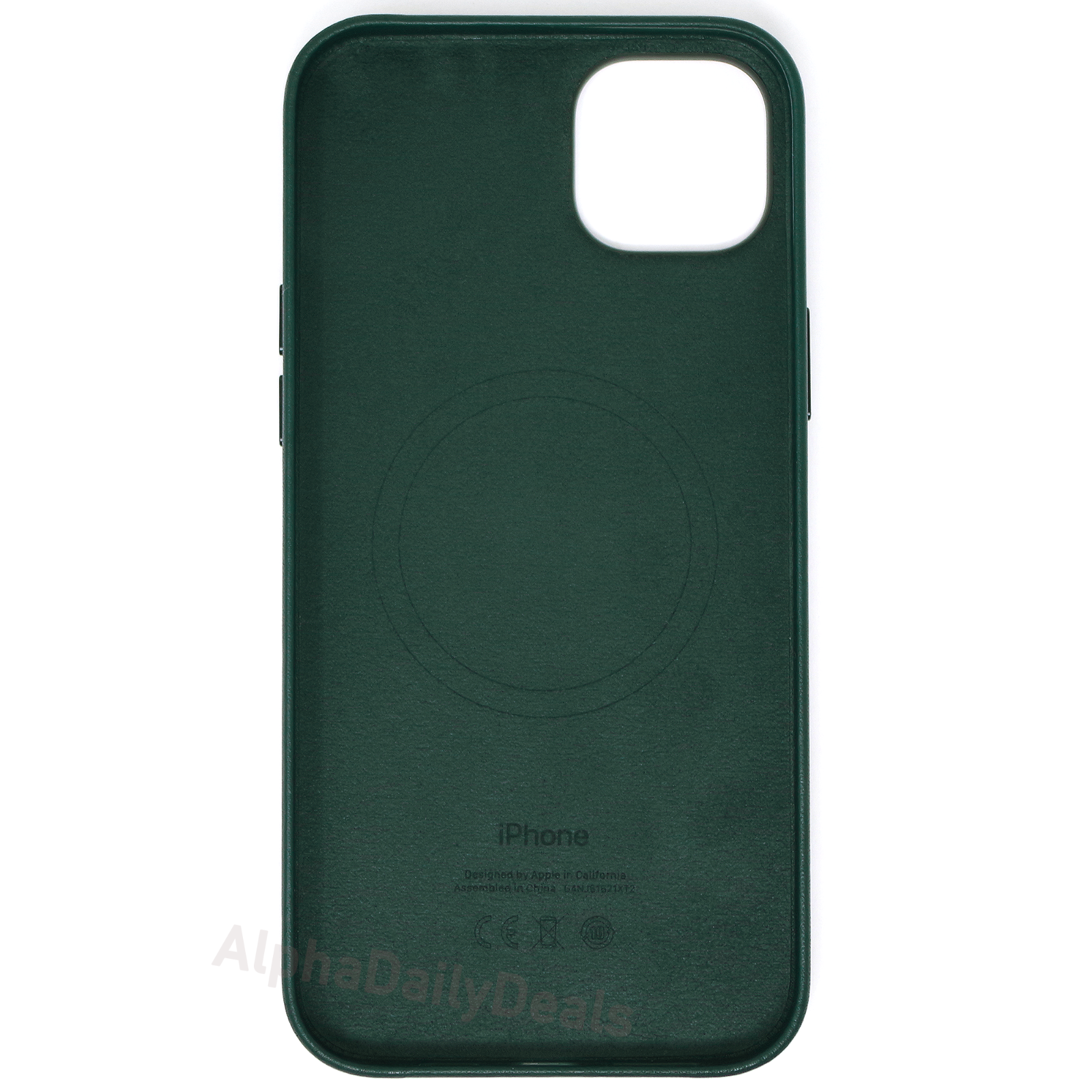 Original Apple Leather Case with MagSafe for iPhone 14 Plus - Forest Green