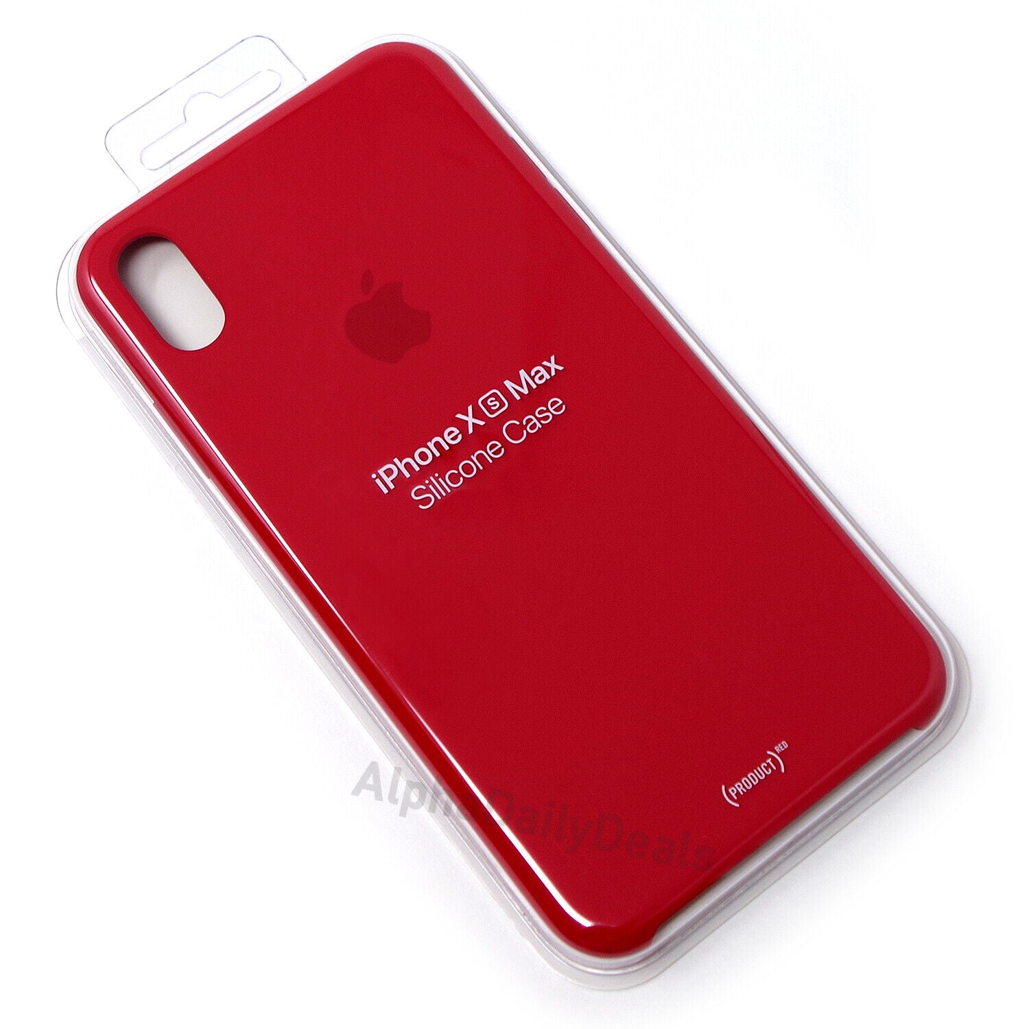Genuine OEM Apple iPhone XS Max Silicone Case - Red