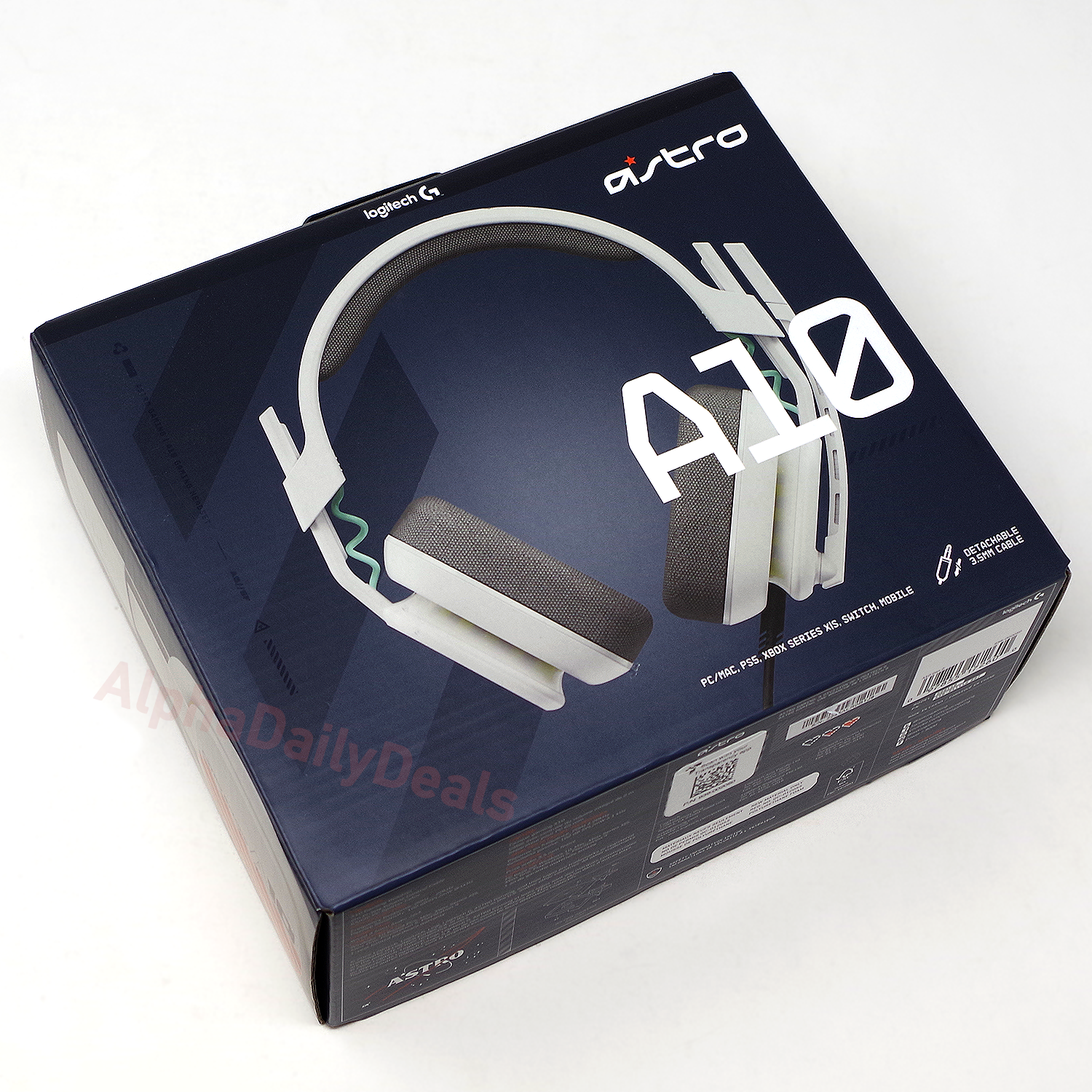 ASTRO A10 Gen 2 Wired Gaming Headset with Boom Mic Xbox One Series X S White