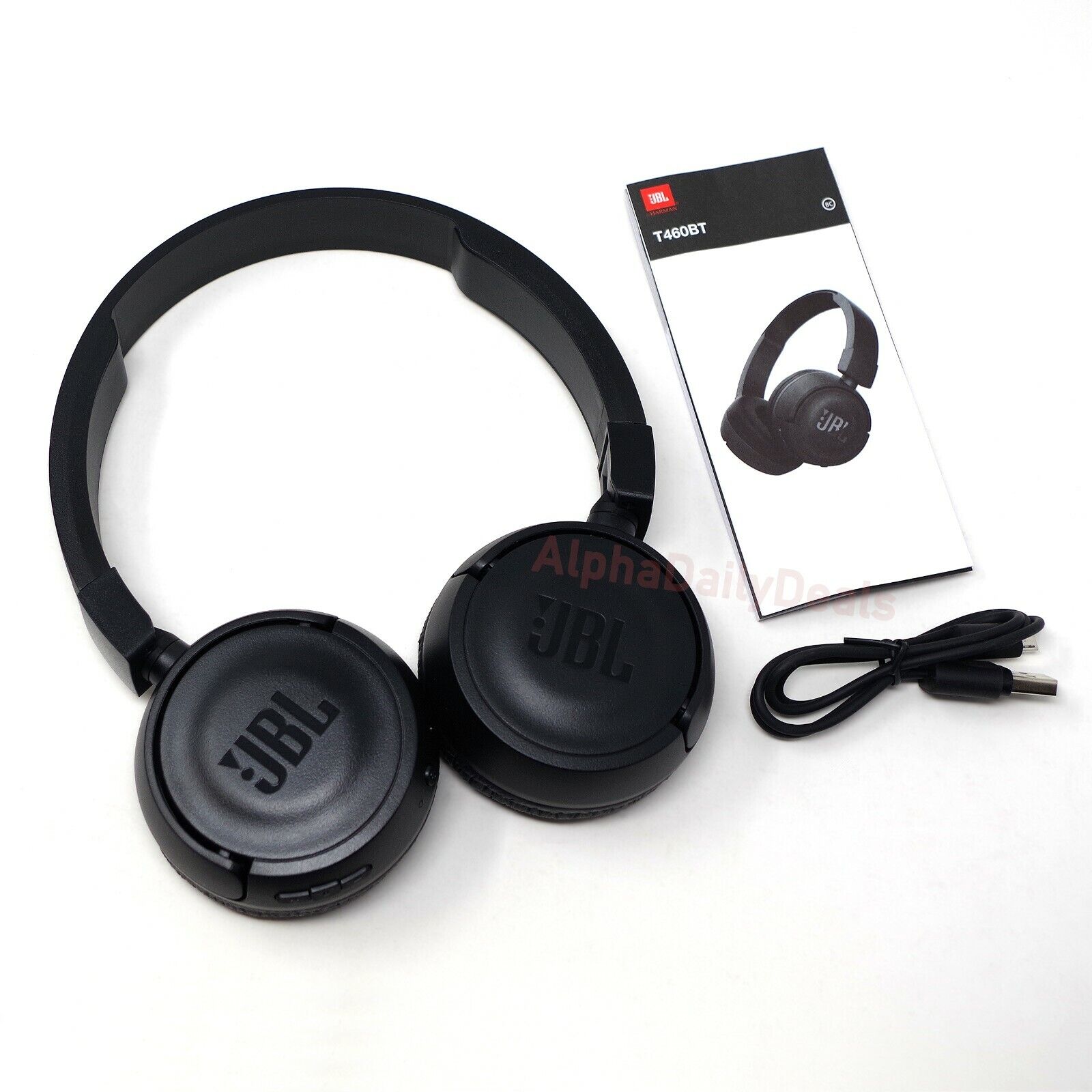 JBL Tune 460BT Wireless Bluetooth On Ear Headphones Black Extra Bass