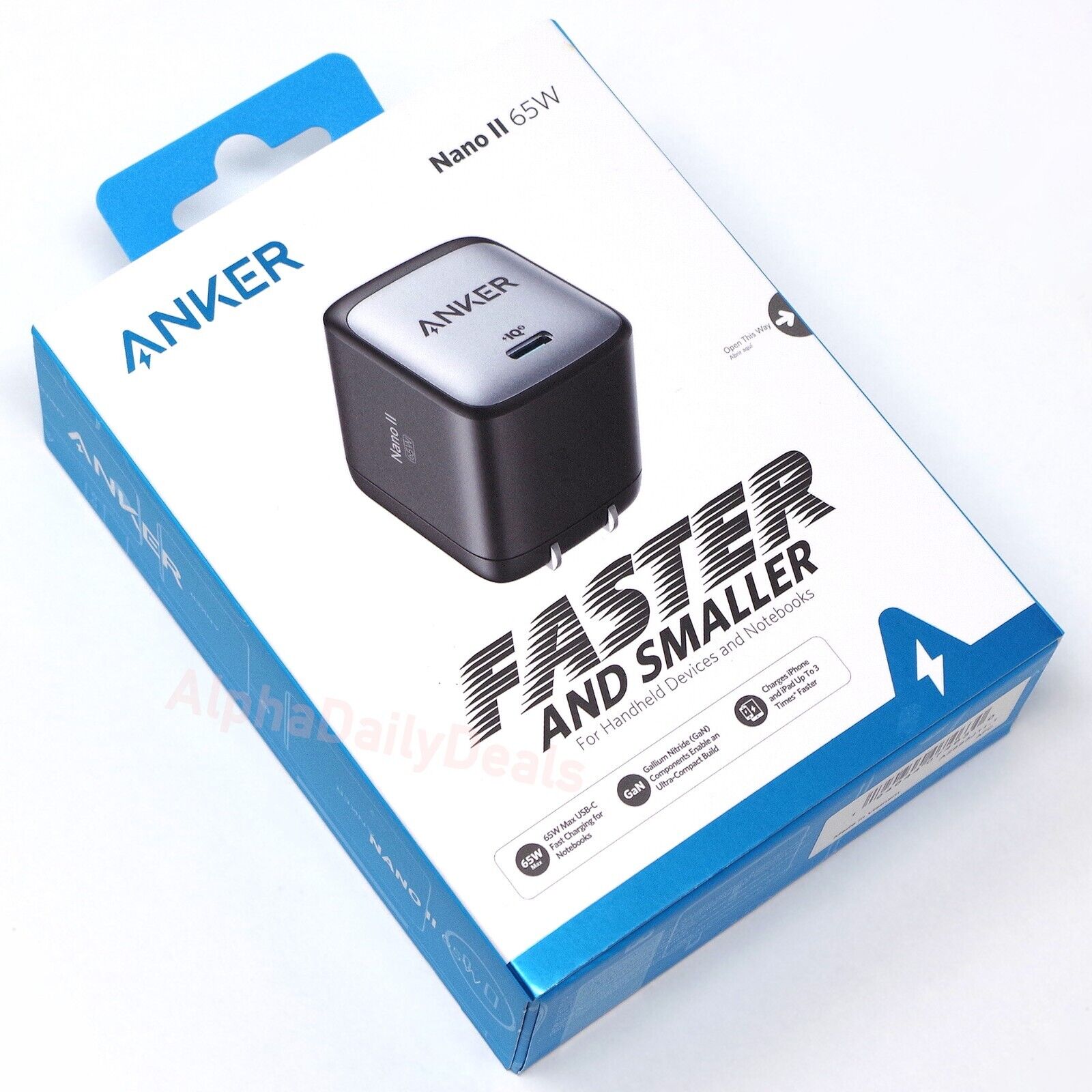 NEW Anker Nano II 65W USB-C Fast Wall Charger Adapter for Laptop Macbook Pro Air