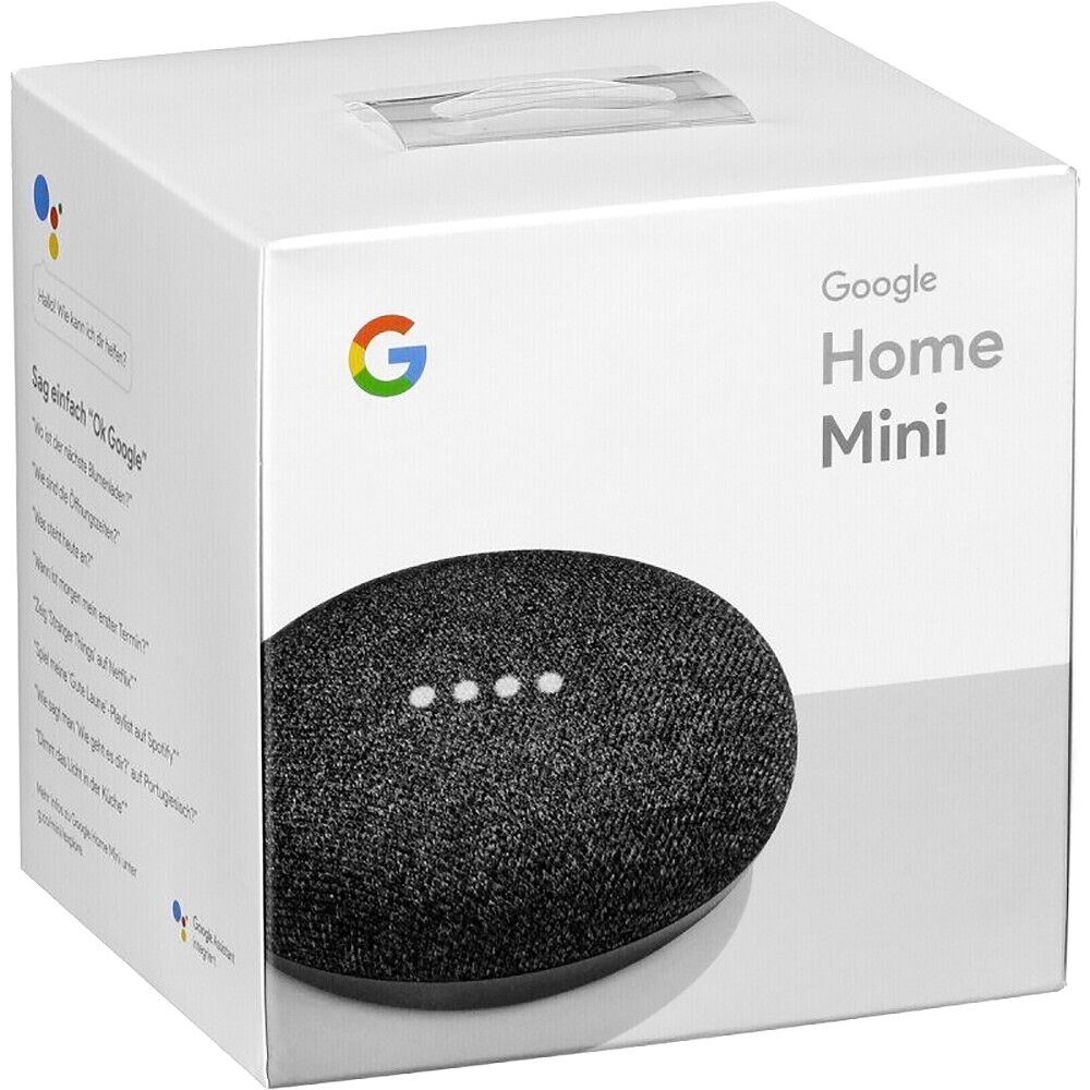 NEW Google Home Mini Smart Speaker with Voice Assistant Charcoal
