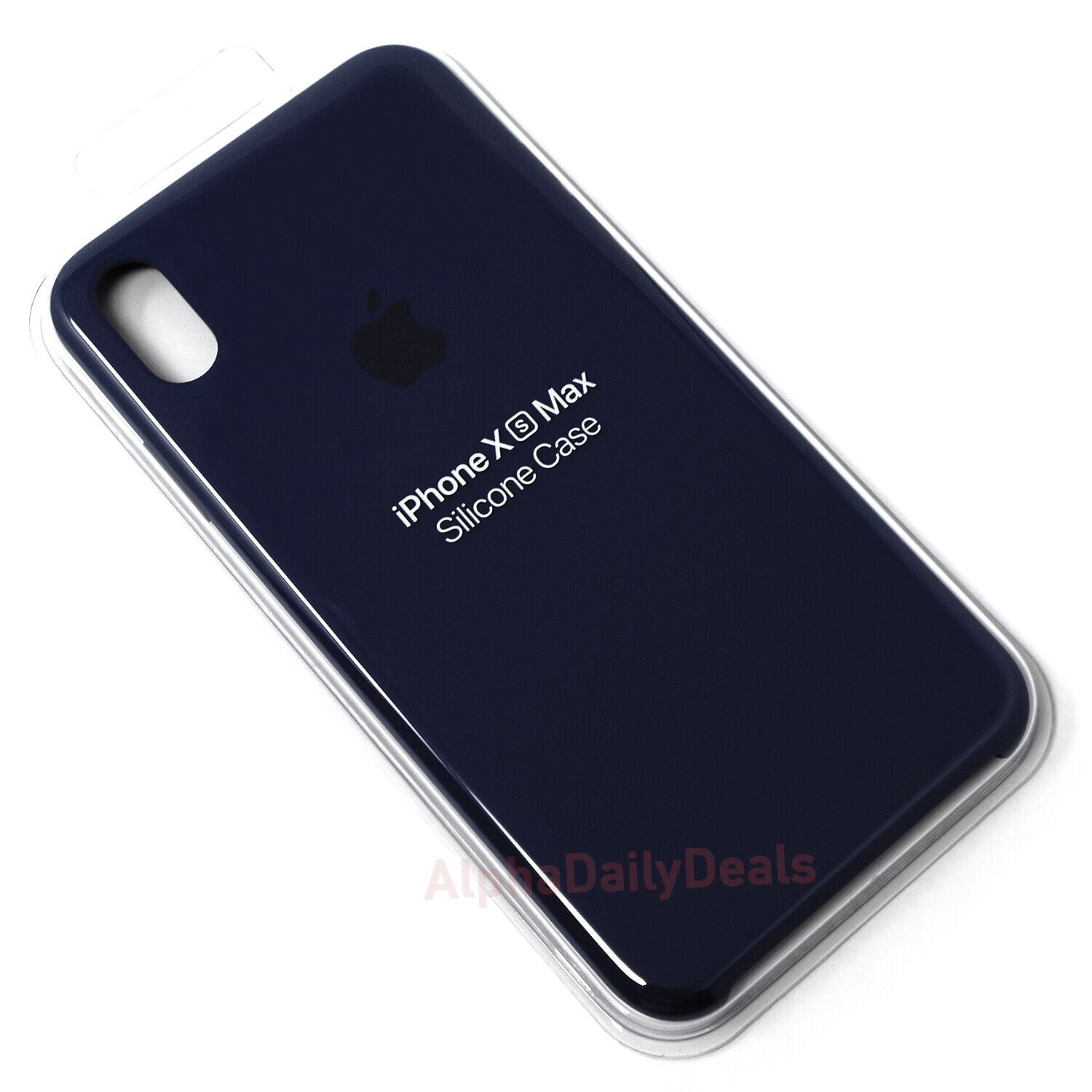 Genuine OEM Apple iPhone XS Max Silicone Case - Midnight Blue