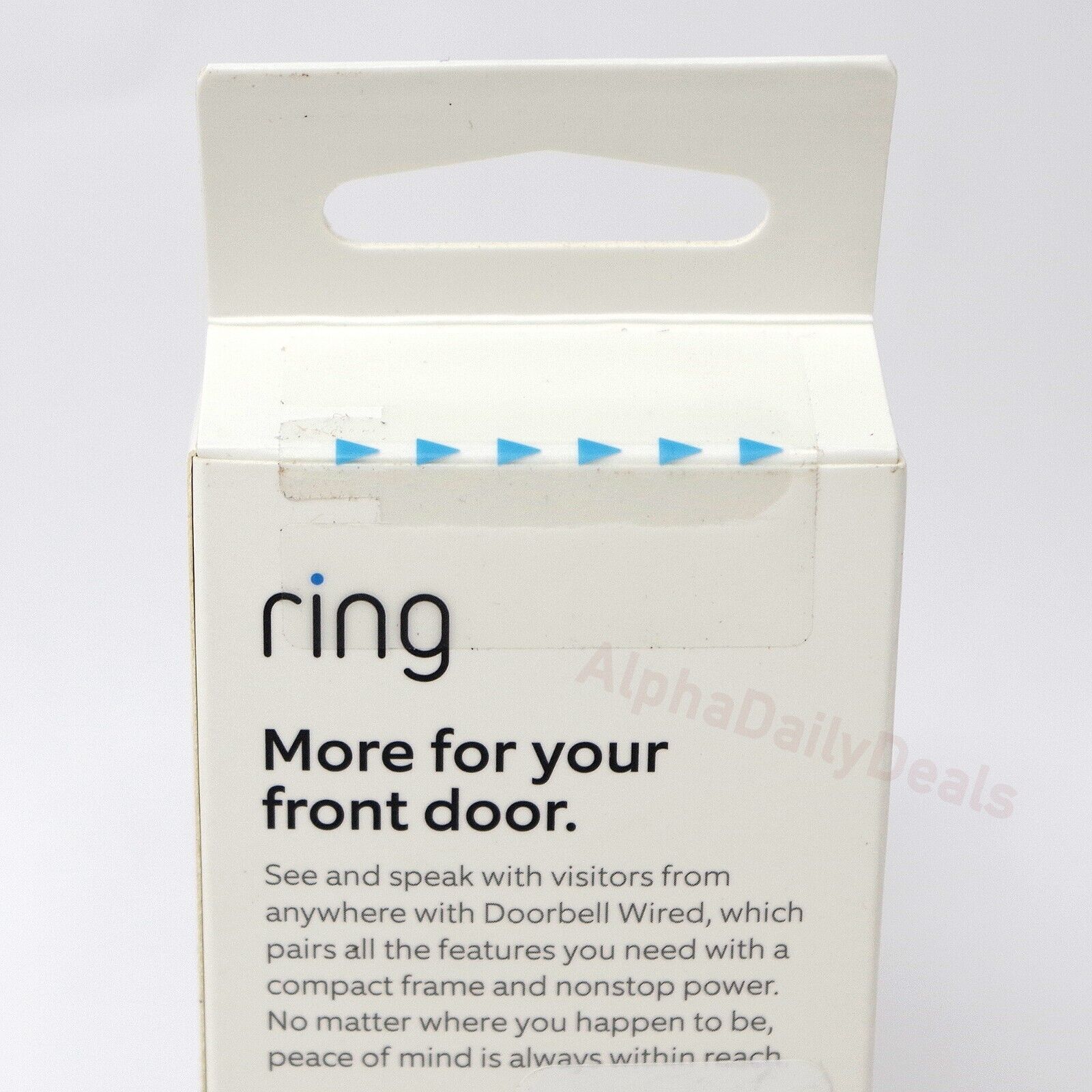 NEW Ring Smart HD Video Doorbell Security Wired WiFi Camera Night Vision Black