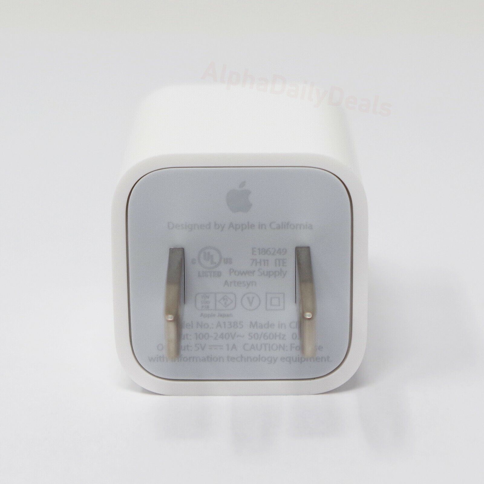 Genuine OEM Apple A1385 5W USB Travel Power Adapter Cube Charger iPhone iPad