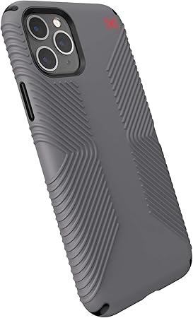 Speck Presidio2 Grip iPhone 11 Pro Case  Graphite Grey/Cathedral Grey/Black/Blood Red