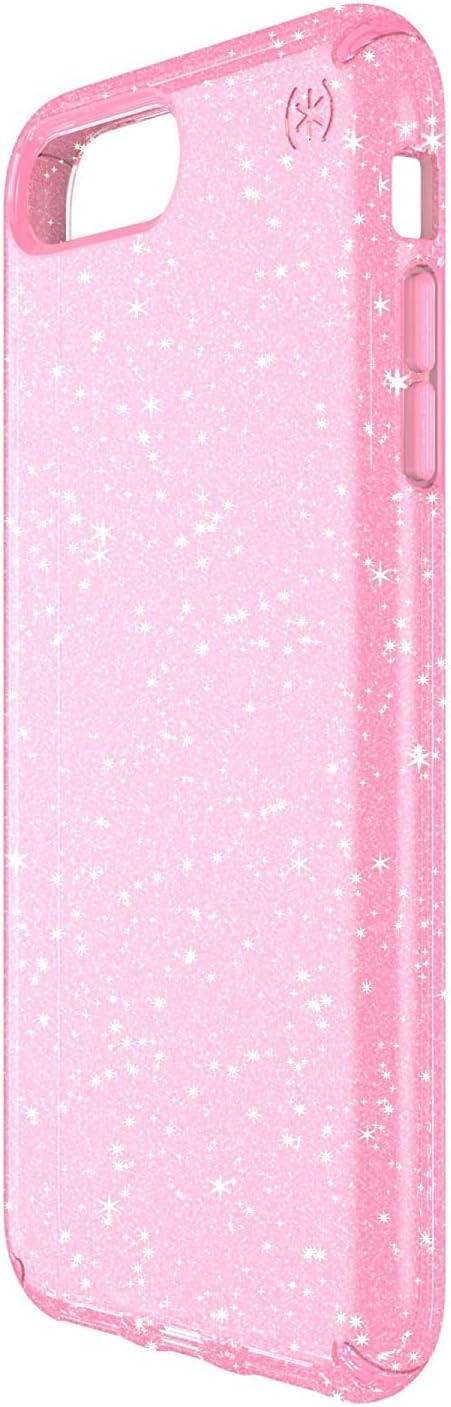 Speck Presidio Glitter iPhone 8 Plus/7 Plus/6 Plus Case (Bella Pink/Gold)