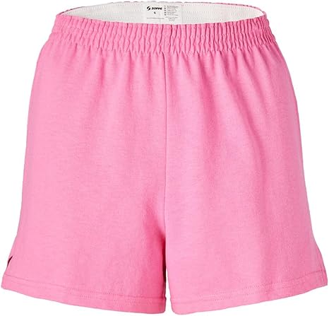 Soffe Women’s Junior Authentic Cheer Shorts – Cotton-Blend, Elastic Waist – Gym & Dance