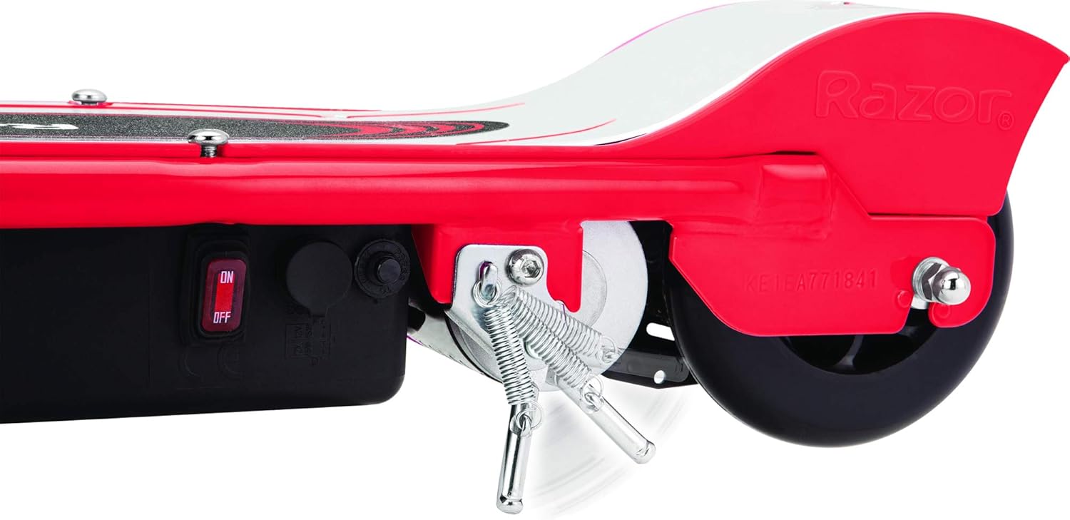 Razor E100 Kids Electric Scooter – 8" Front Tire, Hand Brake, Up to 10 mph & 40 min Ride Time