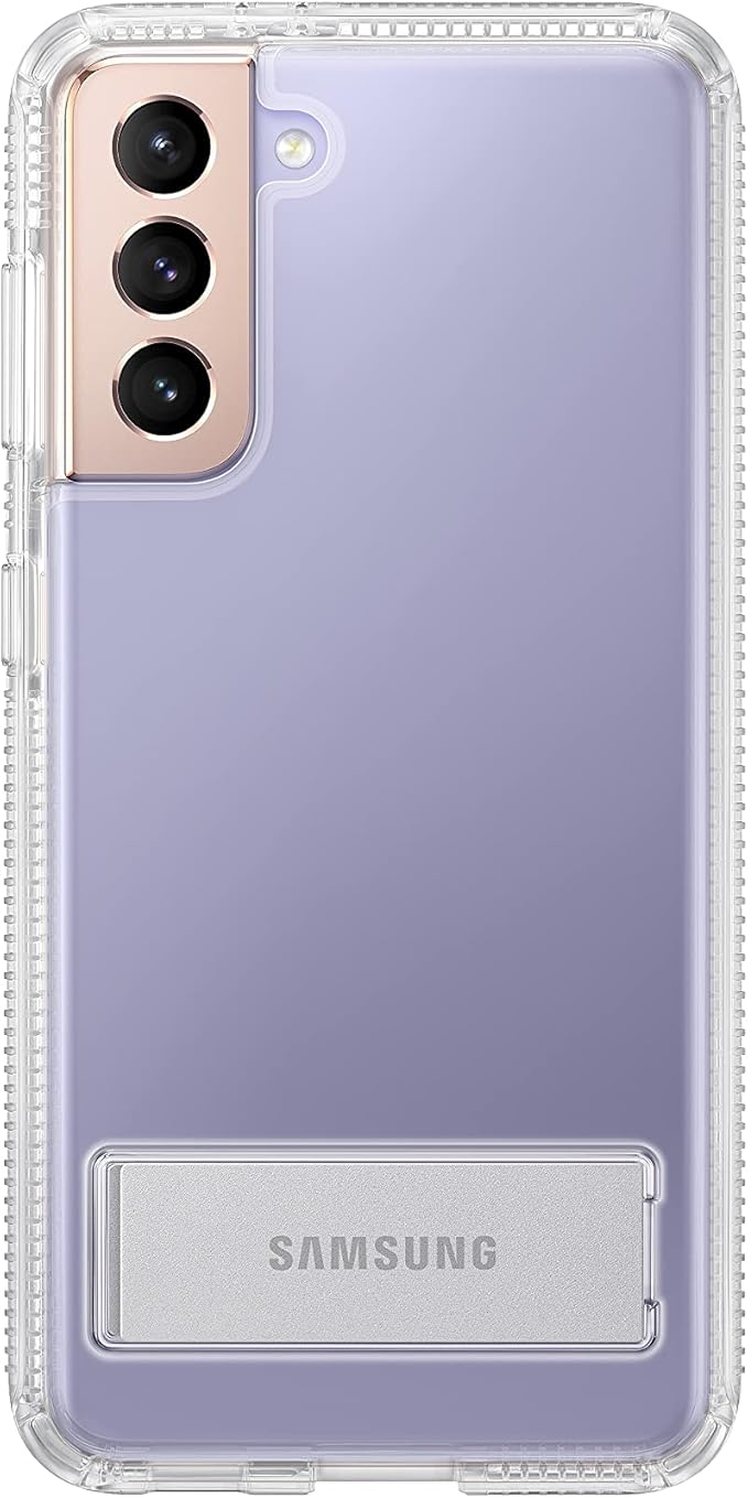 Samsung Galaxy S21 Rugged Clear Standing Cover – Protective Phone Case