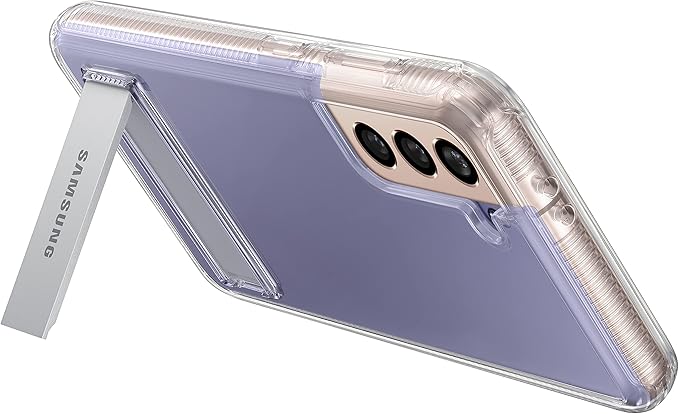 Samsung Galaxy S21 Rugged Clear Standing Cover – Protective Phone Case