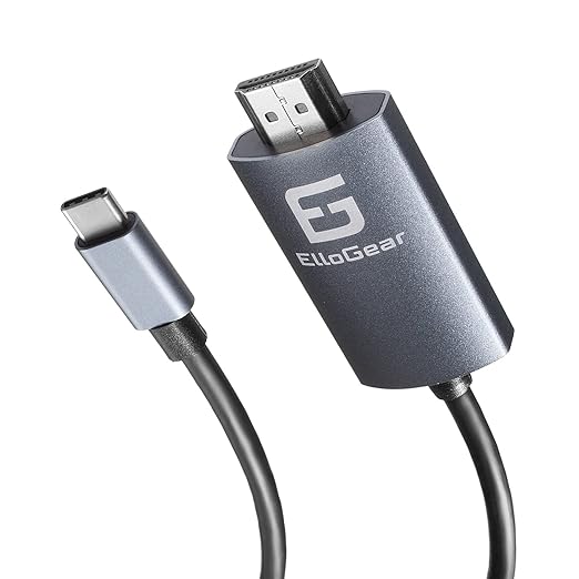 USB-C to HDMI Cable – 4K 60Hz High-Speed Type-C Adapter for MacBook, iPad, Samsung Phones, TV & More