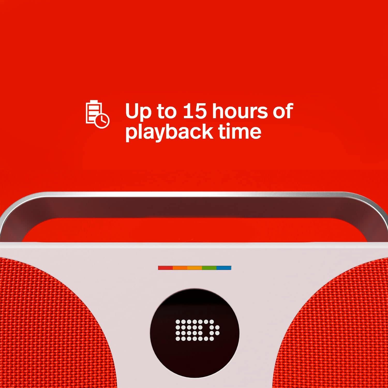 Polaroid P3 Music Player (Black)  Retro-Futuristic Bluetooth Boombox