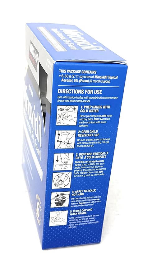 Kirkland Signature Minoxidil Hair Regrowth Treatment for Men – 6 Month Supply
