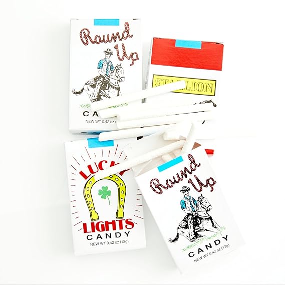 World’s King Size Candy Cigarettes – 24 Count Case (0.01 oz Each)