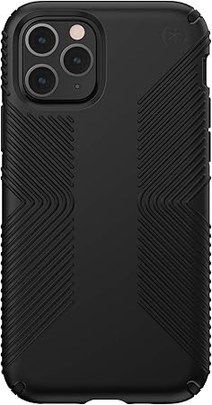 Speck Presidio Grip iPhone 11 Pro Case – Black, Shock-Absorbent TPU Protective Cover (Model 129892-1050)