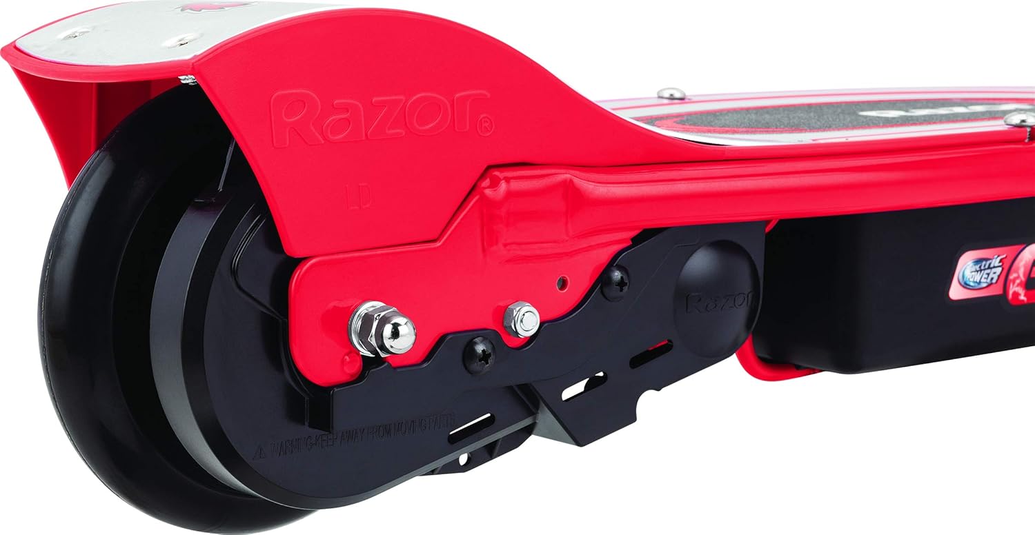 Razor E100 Kids Electric Scooter – 8" Front Tire, Hand Brake, Up to 10 mph & 40 min Ride Time