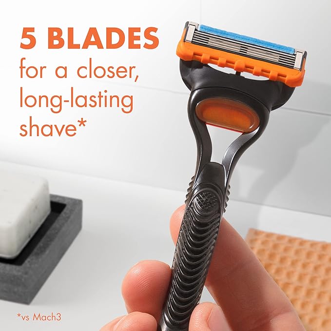 Gillette Fusion Manual Razor Blade Refills – 8 Cartridges