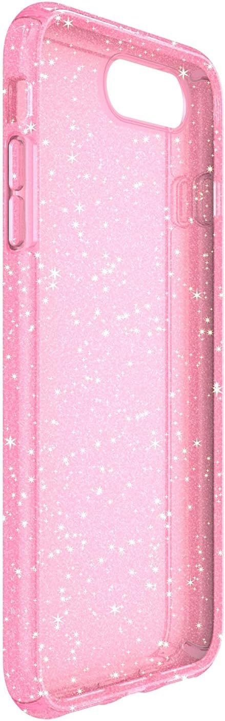 Speck Presidio Glitter iPhone 8 Plus/7 Plus/6 Plus Case (Bella Pink/Gold)