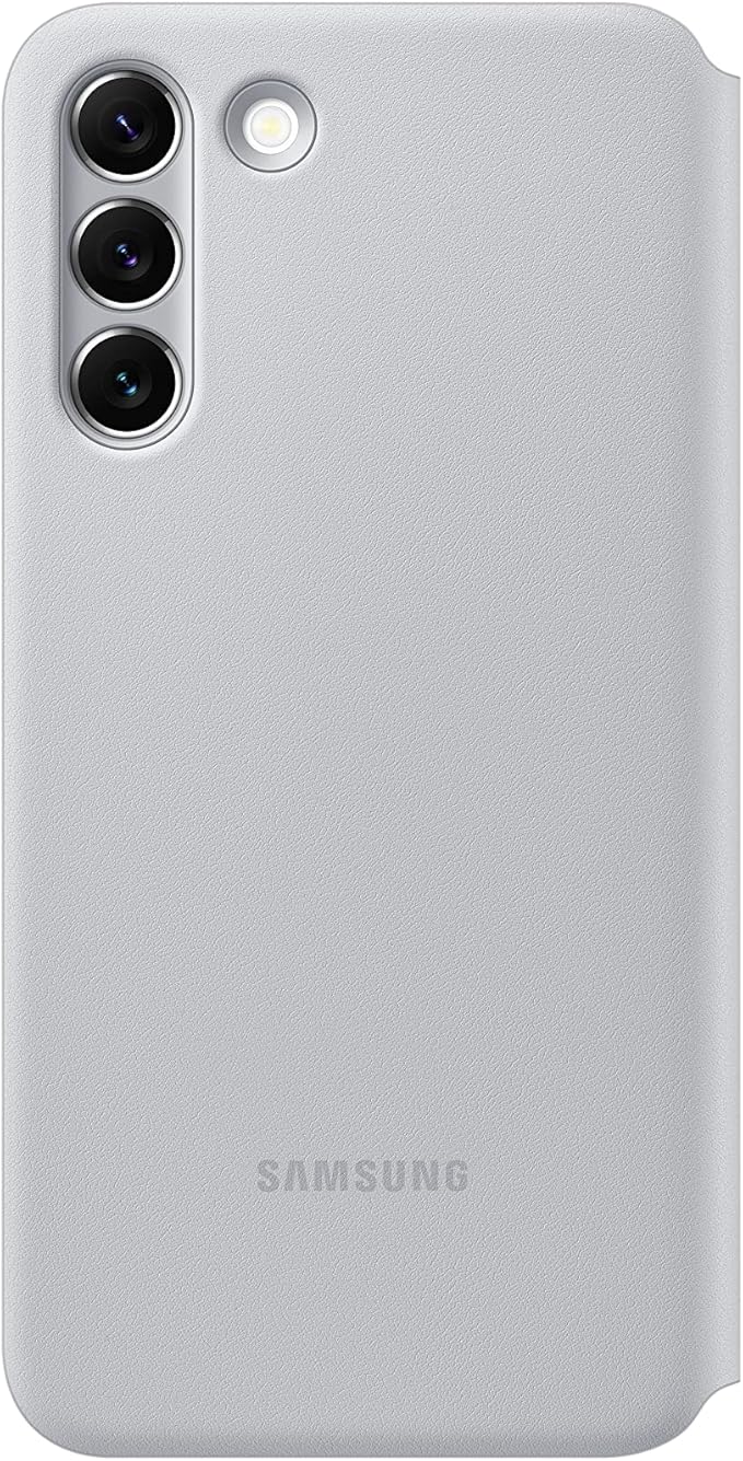 Samsung Galaxy S22+ LED View Cover – Protective Phone Case, Light Gray