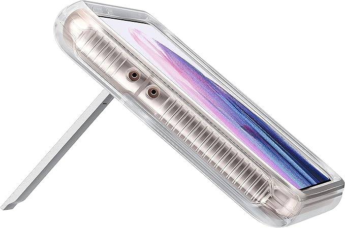 Samsung Galaxy S21 Rugged Clear Standing Cover – Protective Phone Case