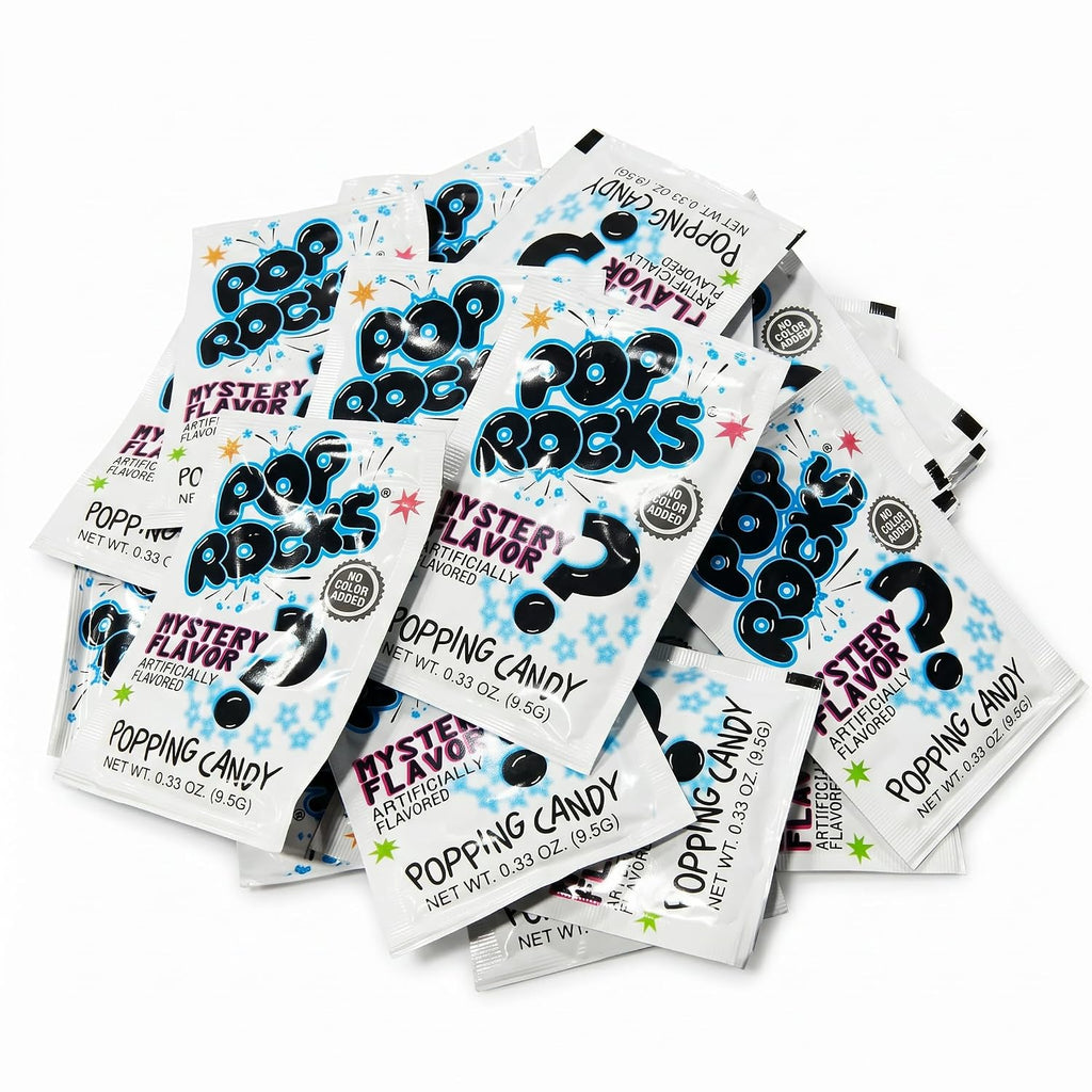 Pop Rocks Mystery Flavor Popping Candy, 0.33 oz Packets (18 Count Tray)