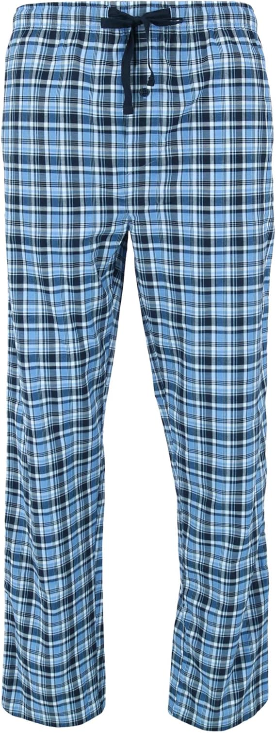 Hanes Men’s Tee & Woven Sleep Pant Pajama Set – Comfortable Loungewear