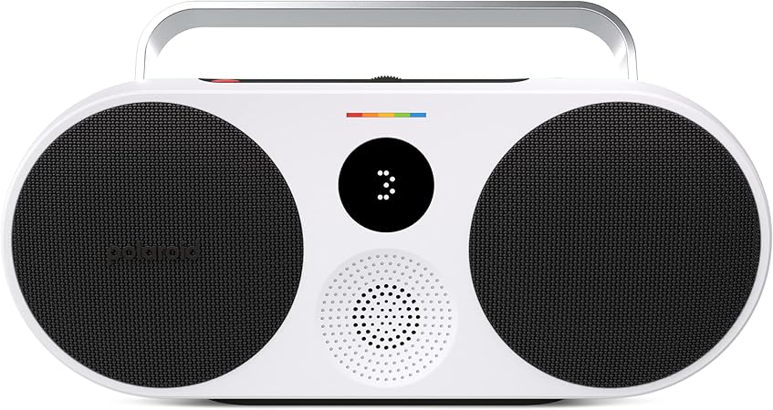 Polaroid P3 Music Player (Black)  Retro-Futuristic Bluetooth Boombox