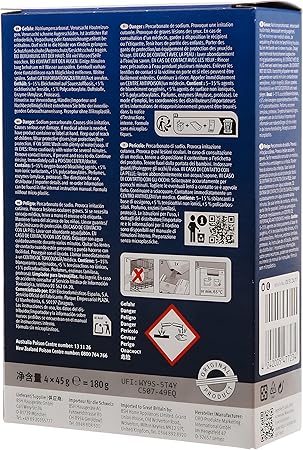 Bosch Dishwasher Cleaner (312477) – 4 Pack, 6.4 oz Total (4 × 1.6 oz)